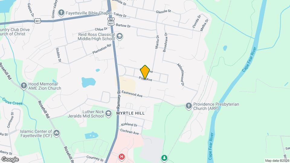 302 Post Ave Map and Location Details