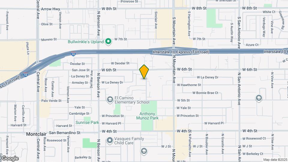 1419 N Elderberry Ave Map and Location Details