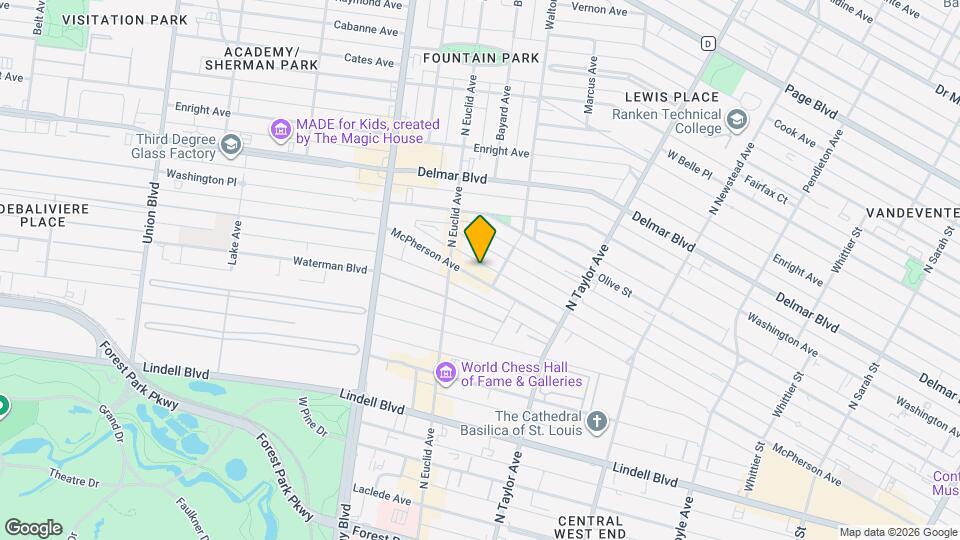 4721 McPherson Ave Mapa y Detalles de la Ubicación