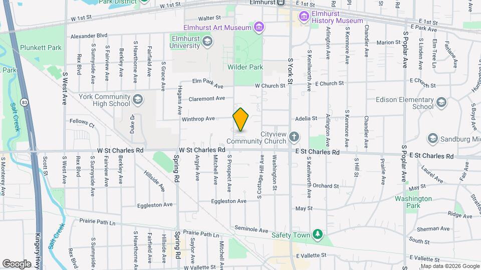 341 S Prospect Ave Mapa y Detalles de la Ubicación
