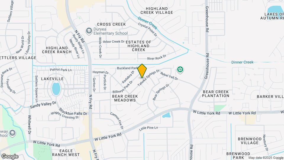 19470 Tahoka Springs Dr Map and Location Details