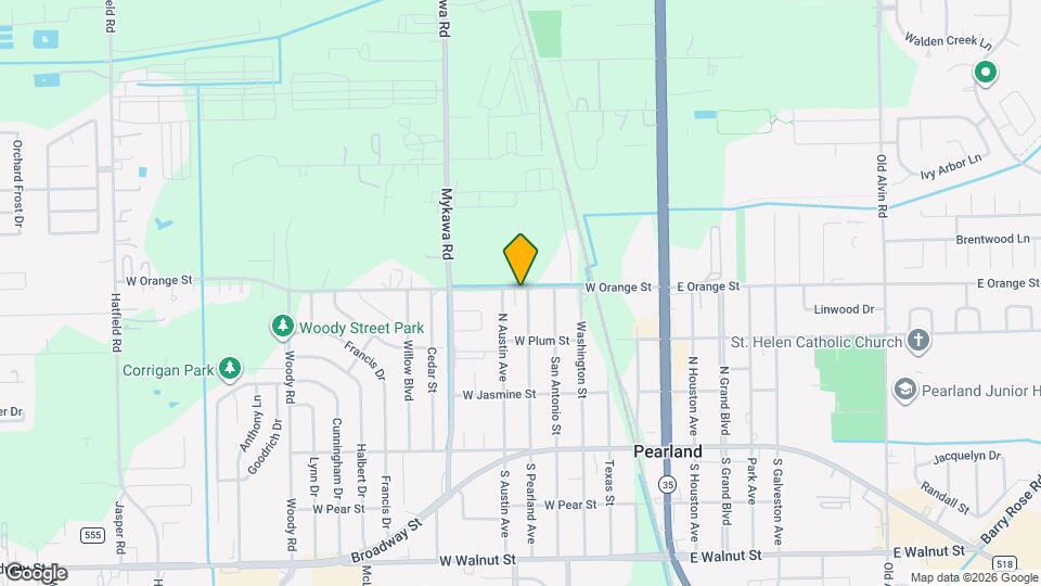 2102 N Pearland Ave Map and Location Details