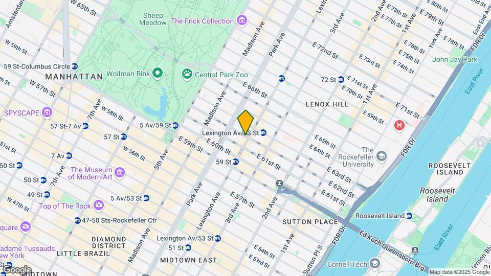 802 Lexington Ave Map and Location Details