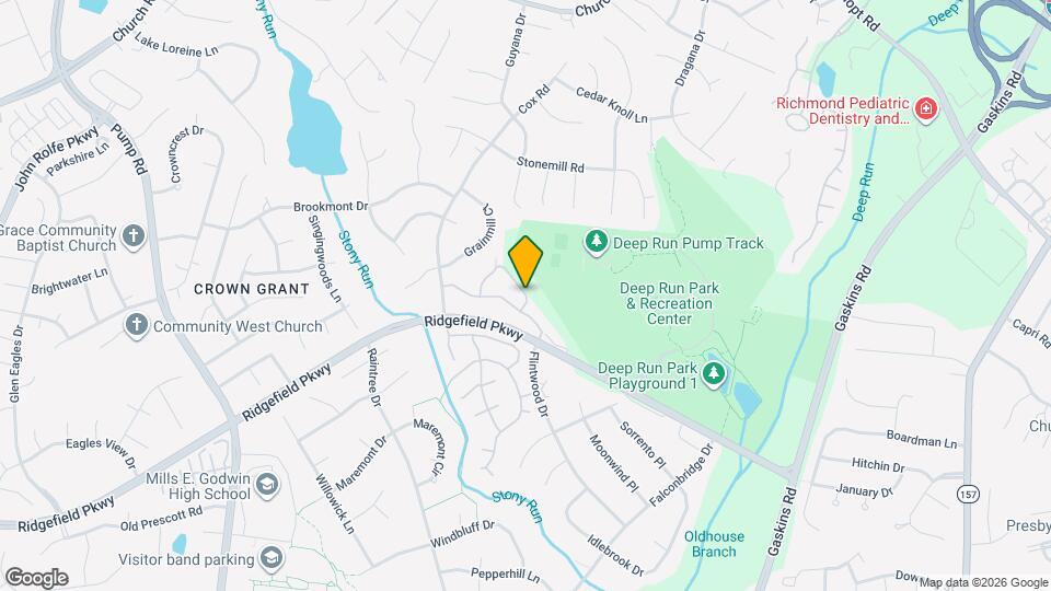 2113 Turtle Run Dr Map and Location Details