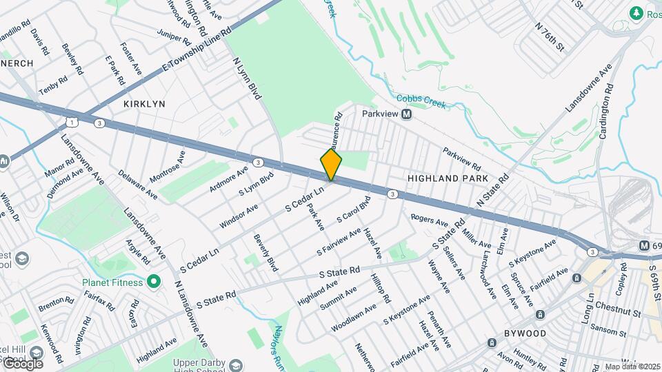 11 S Cedar Ln-Unit -2 Map and Location Details