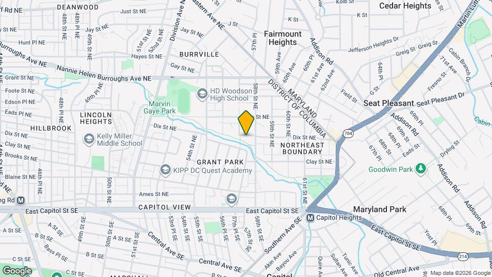 5713 Eads St NE Map and Location Details