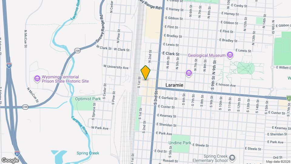 206 S 2nd St, Unit B Map and Location Details