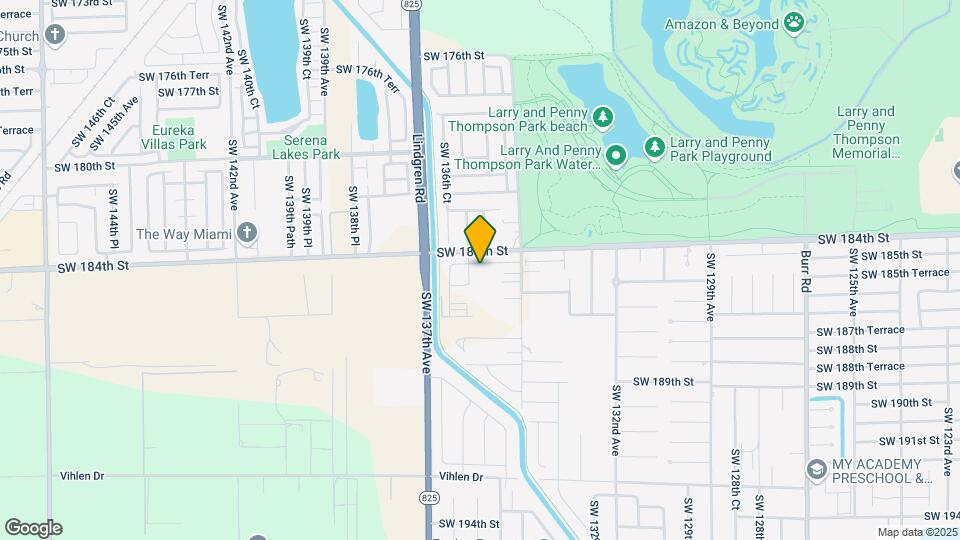 13554 SW 184th Ter Map and Location Details