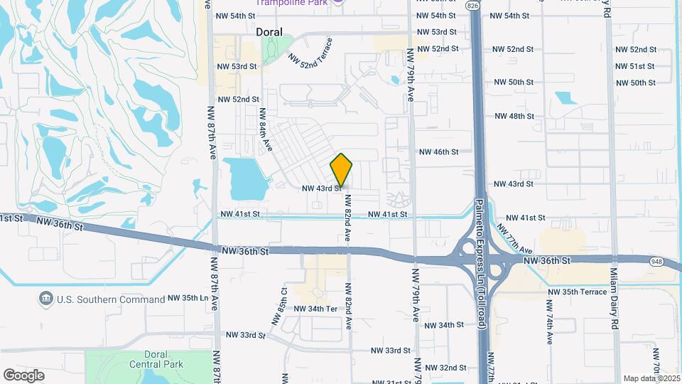 8224 NW 43rd St Map and Location Details