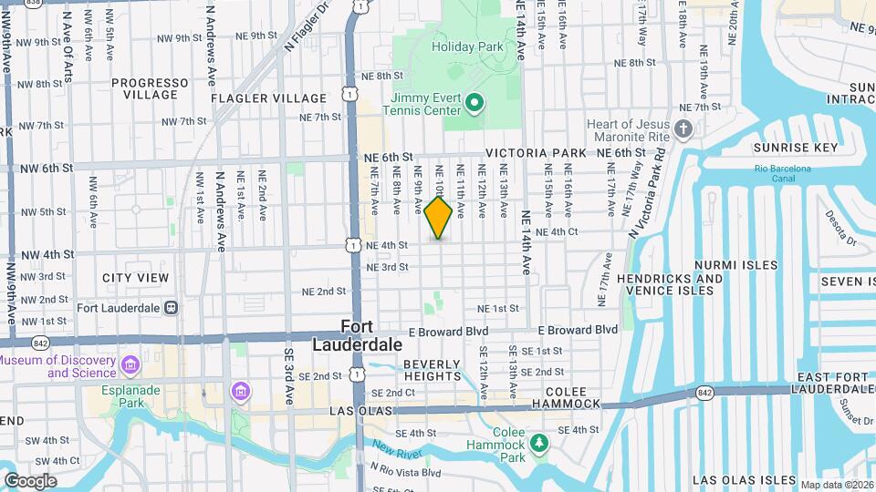 924 NE 4th St Map and Location Details