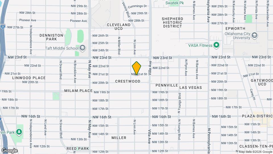 2544 NW 21st St Map and Location Details