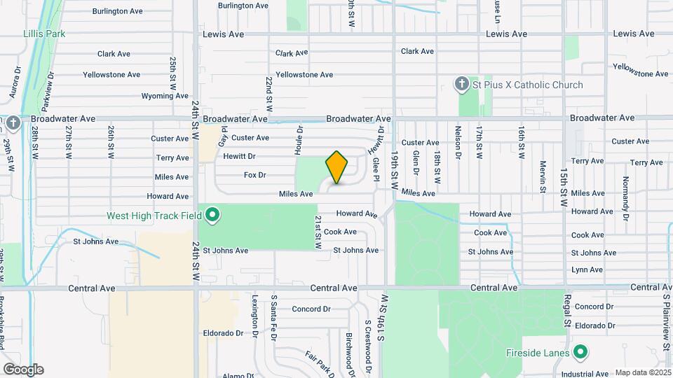 2015 Miles Ave Map and Location Details