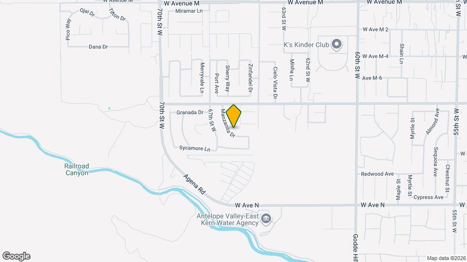 41446 Manzanita Dr Map and Location Details