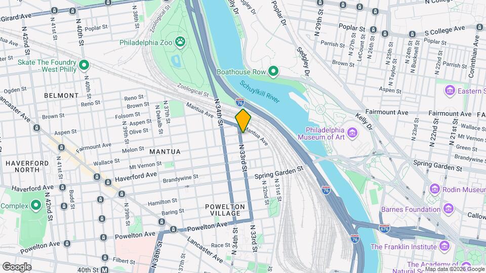 655 N 33rd St Map and Location Details