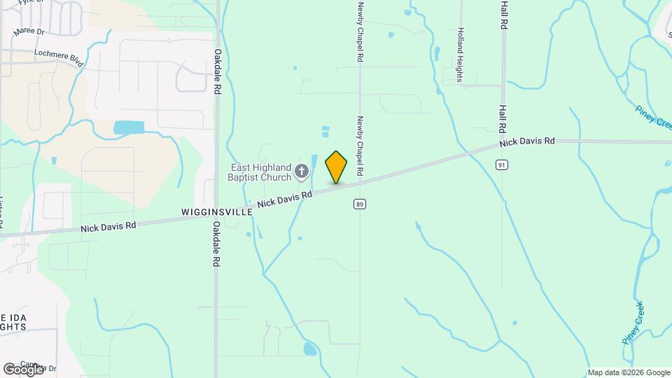 23432 Nick Davis Rd Map and Location Details