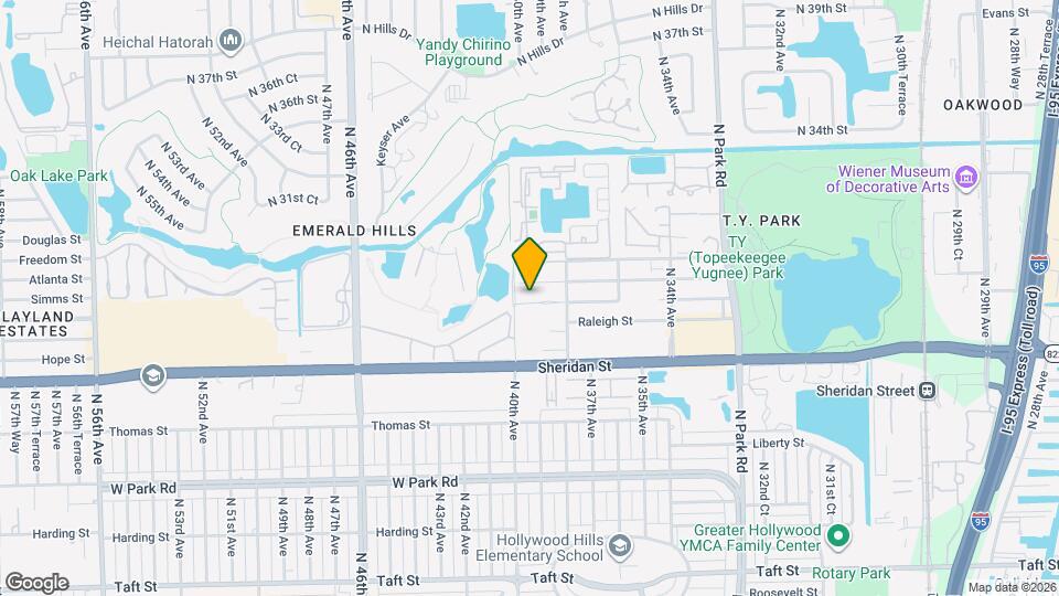 3911 Farragut St Map and Location Details