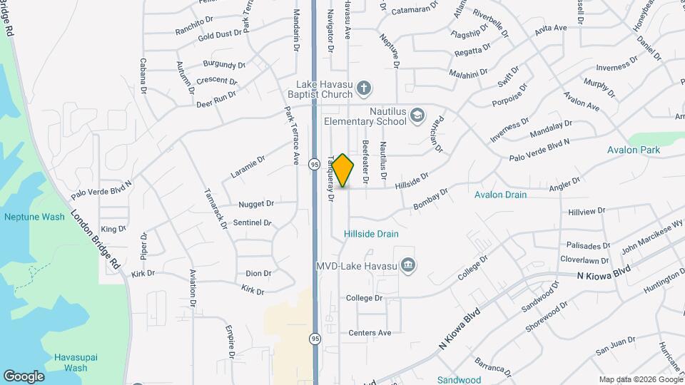 1335 N Lake Havasu Ave Map and Location Details