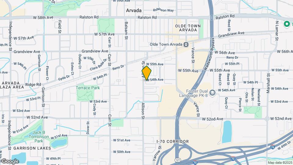 7976 W 54th Ave Map and Location Details