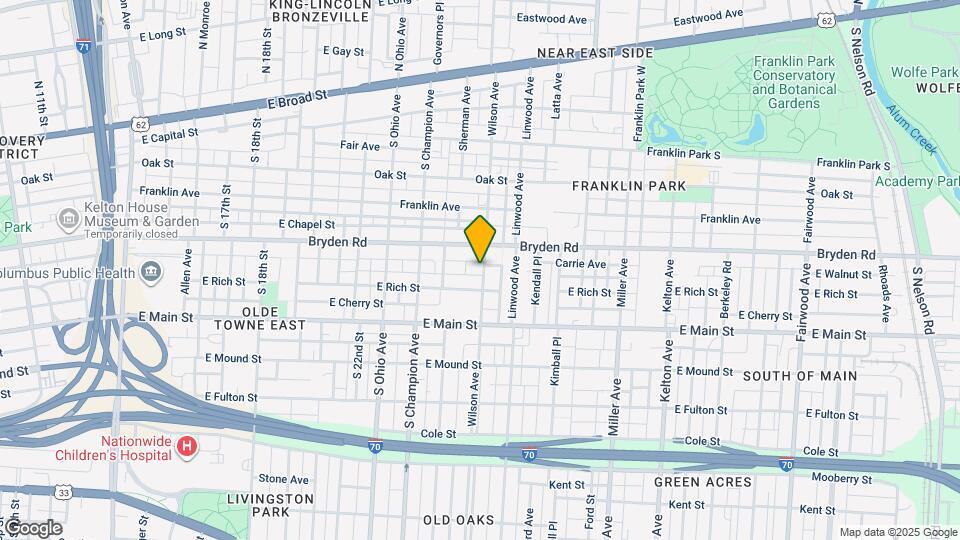 309 Wilson Ave Map and Location Details