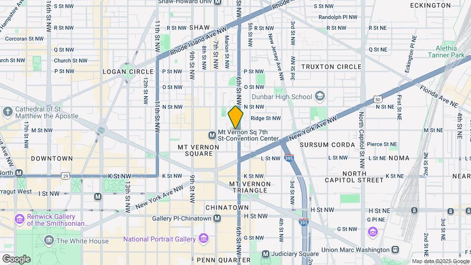 602 M St NW, Unit #3 Map and Location Details
