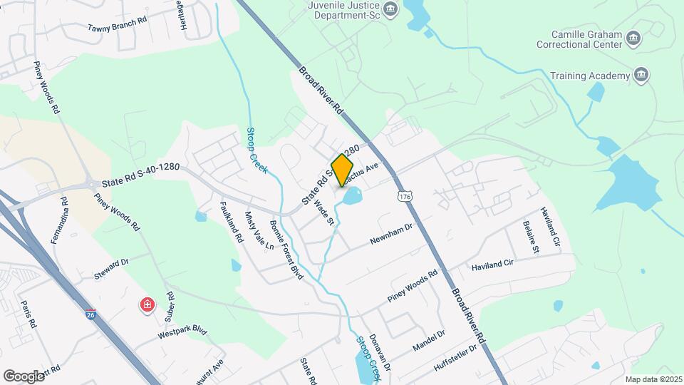 1312 Cactus Ave Map and Location Details