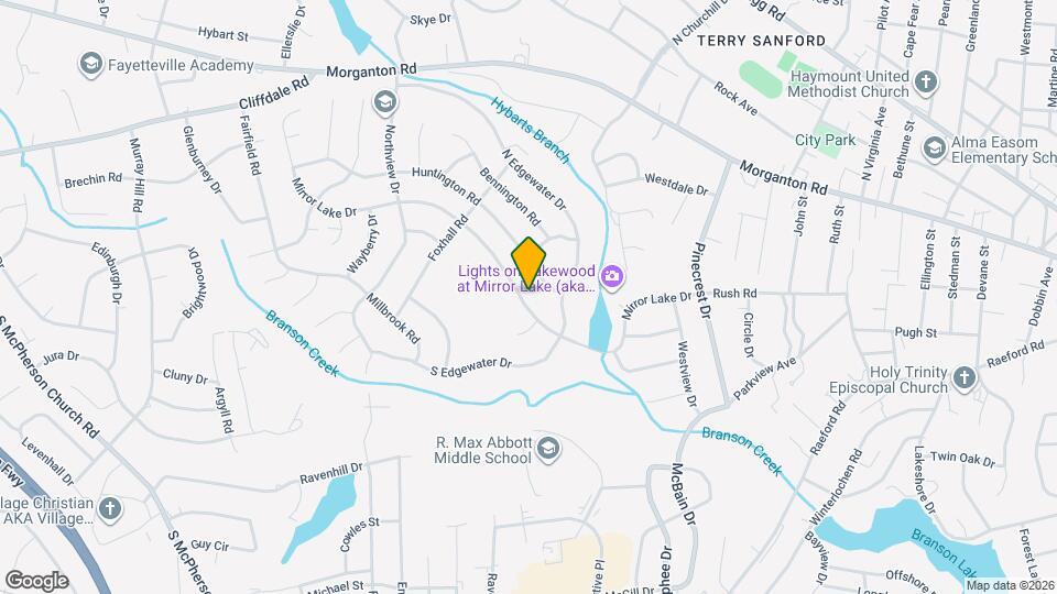 2522 Mirror Lake Dr Map and Location Details