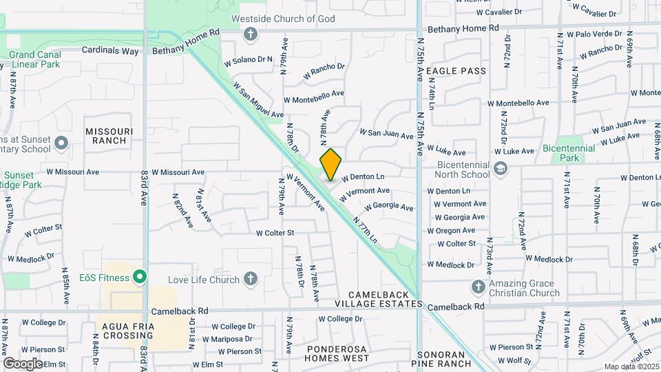 5453 N 77th Ln Map and Location Details