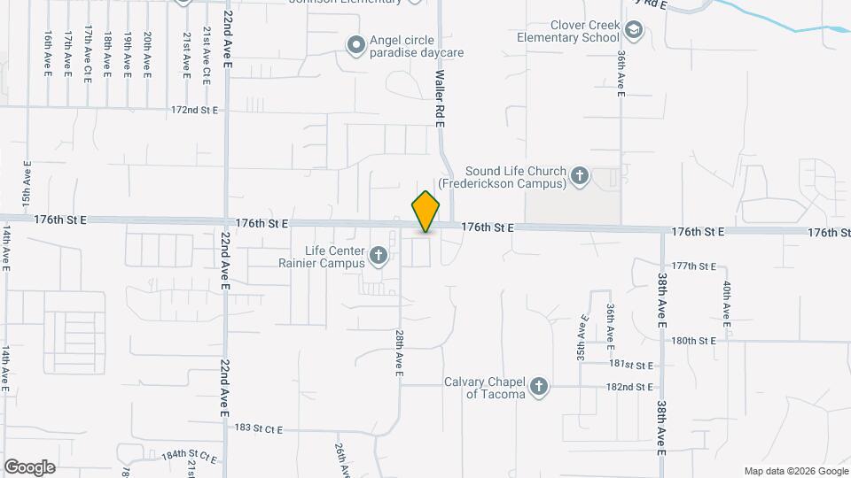 2907 176th St Ct E Map and Location Details