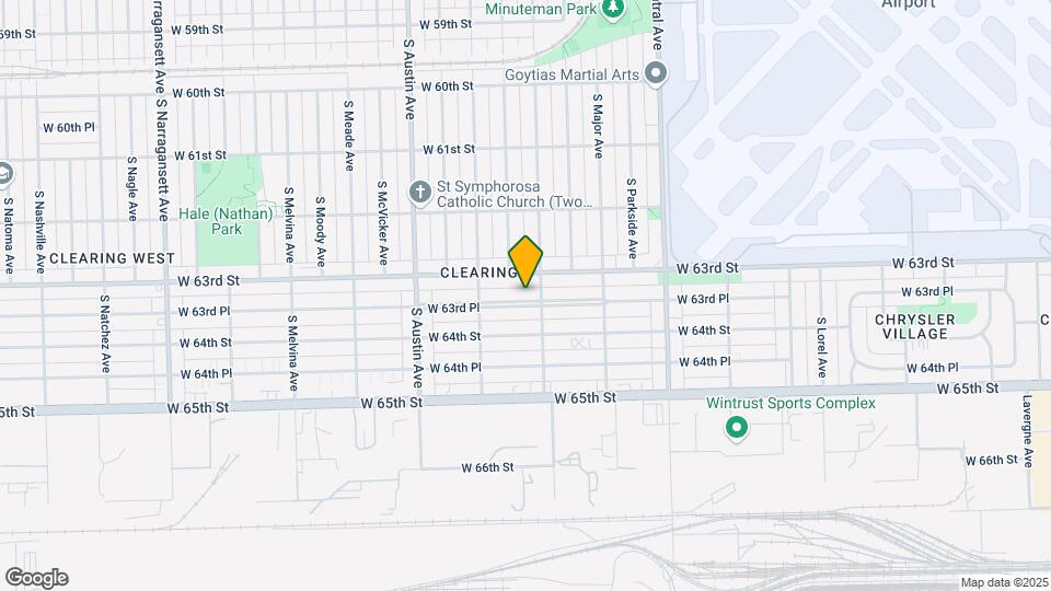 5812 W 63rd Pl Map and Location Details