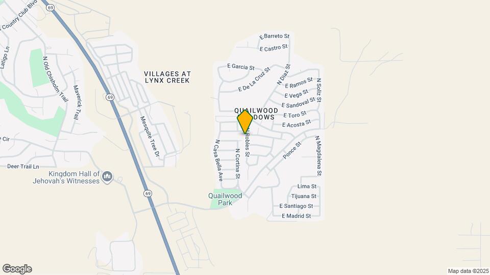 650 N Robles St Map and Location Details