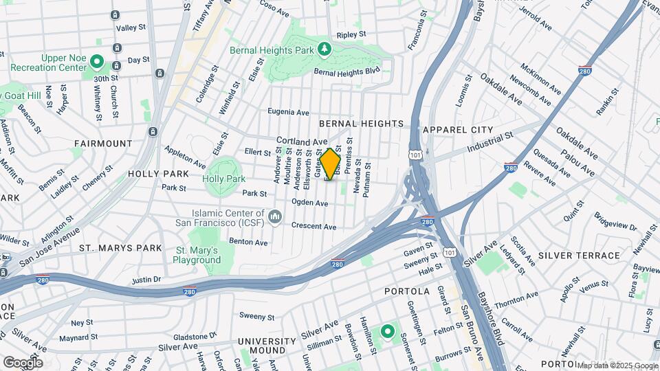 4007 Folsom St Map and Location Details