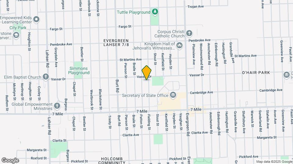 19357 Fielding St Map and Location Details