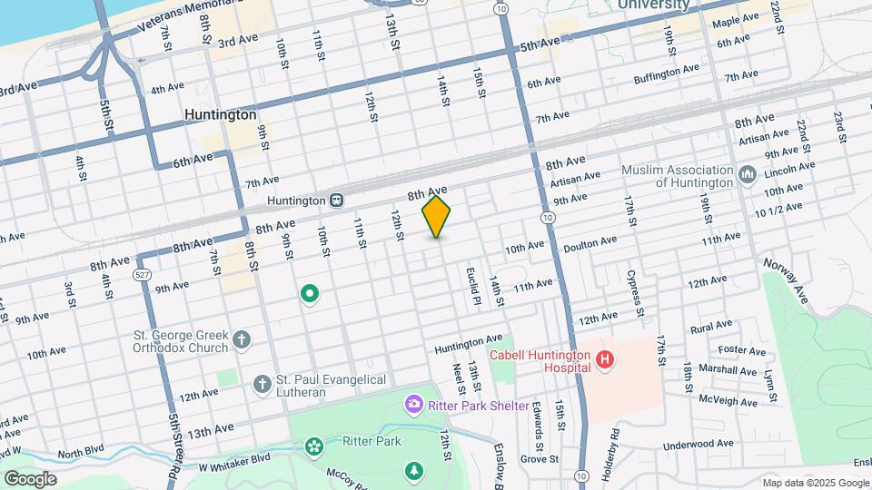 919 13th St Map and Location Details