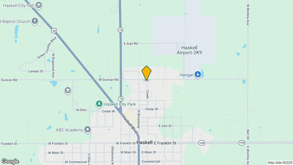 913 N Creek Ave Map and Location Details