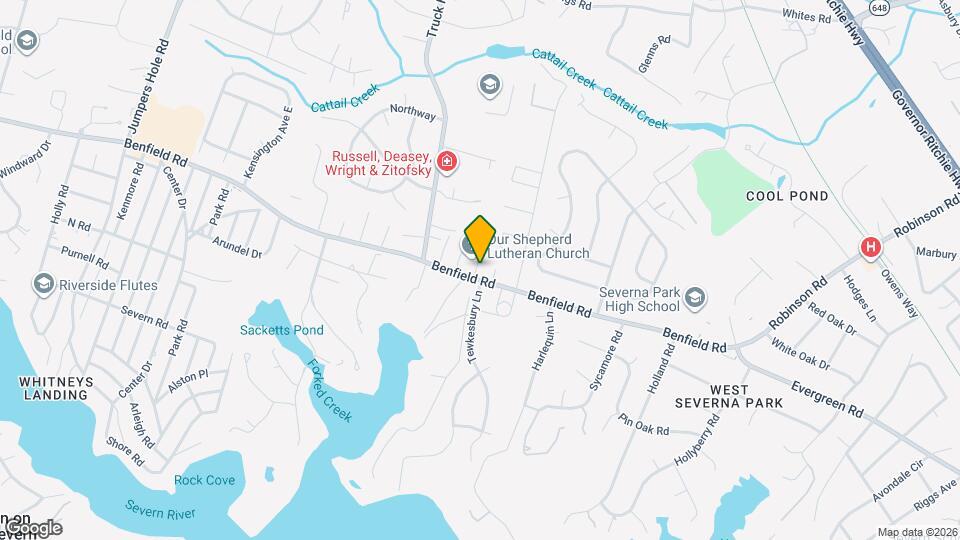 328 Benfield Rd Map and Location Details