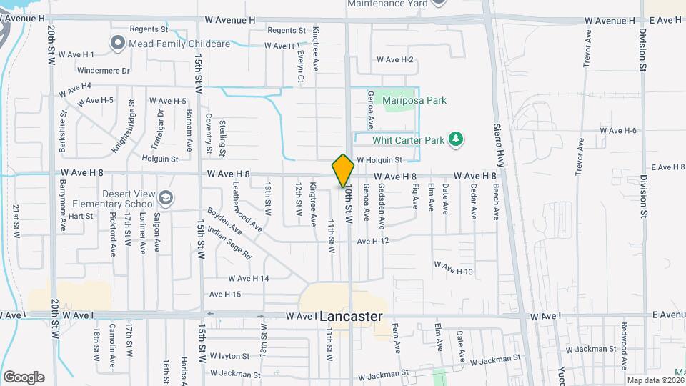 45523 10th St W Map and Location Details