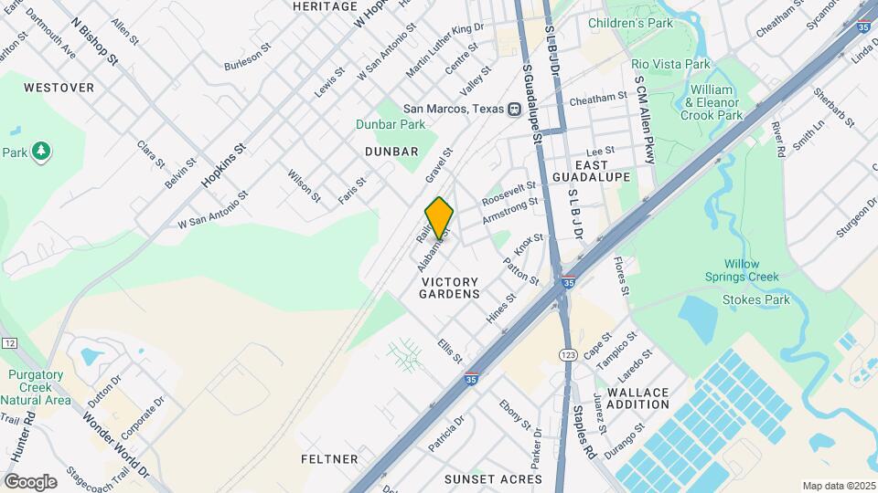 625 Alabama St Map and Location Details