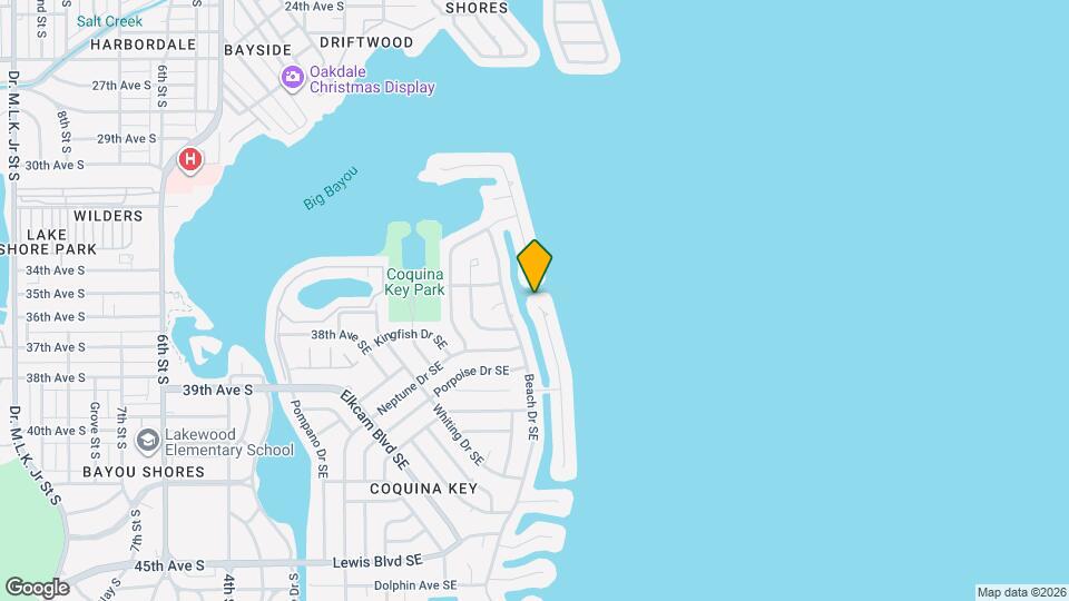 3601 Coquina Key Dr SE Map and Location Details