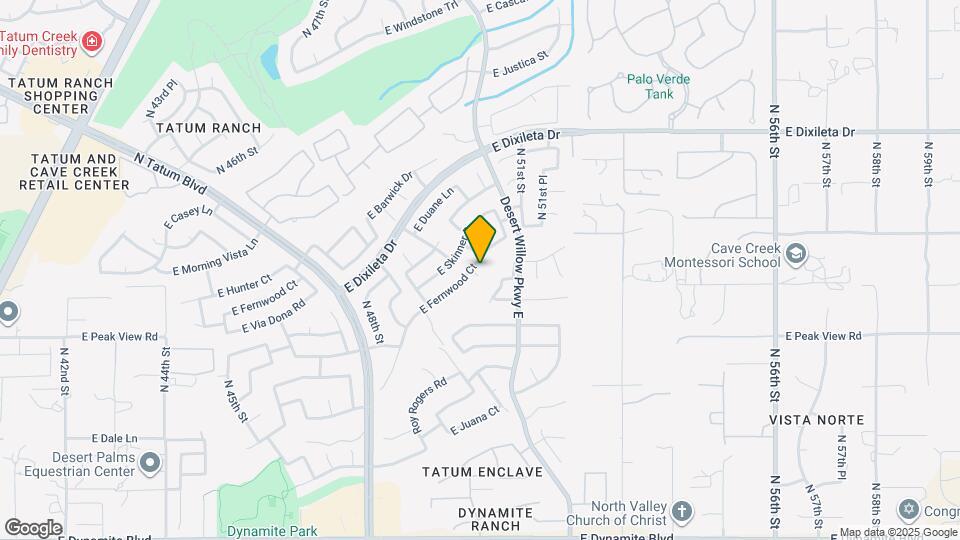 4907 E Fernwood Ct Map and Location Details