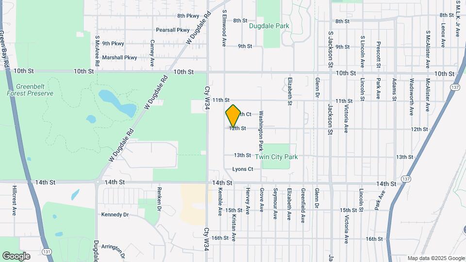 1206 TOBIN Ct Map and Location Details