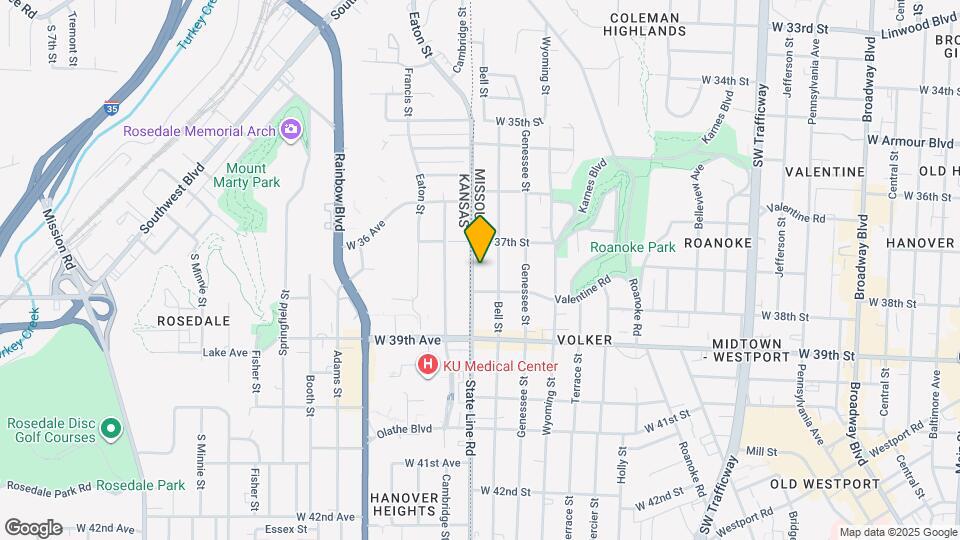 3725 State Line Rd Map and Location Details