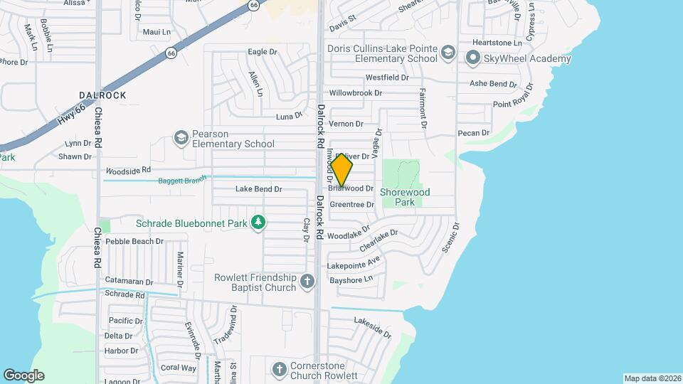 8802 Briarwood Dr Mapa y Detalles de la Ubicación