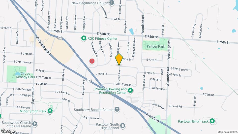 7716 Crisp Ave Map and Location Details