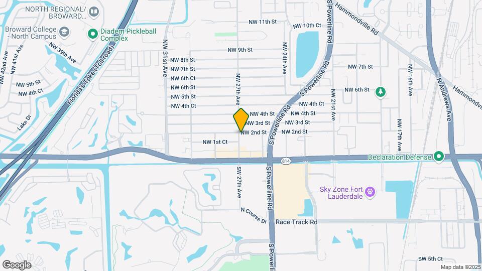 2644 NW 2nd St Map and Location Details