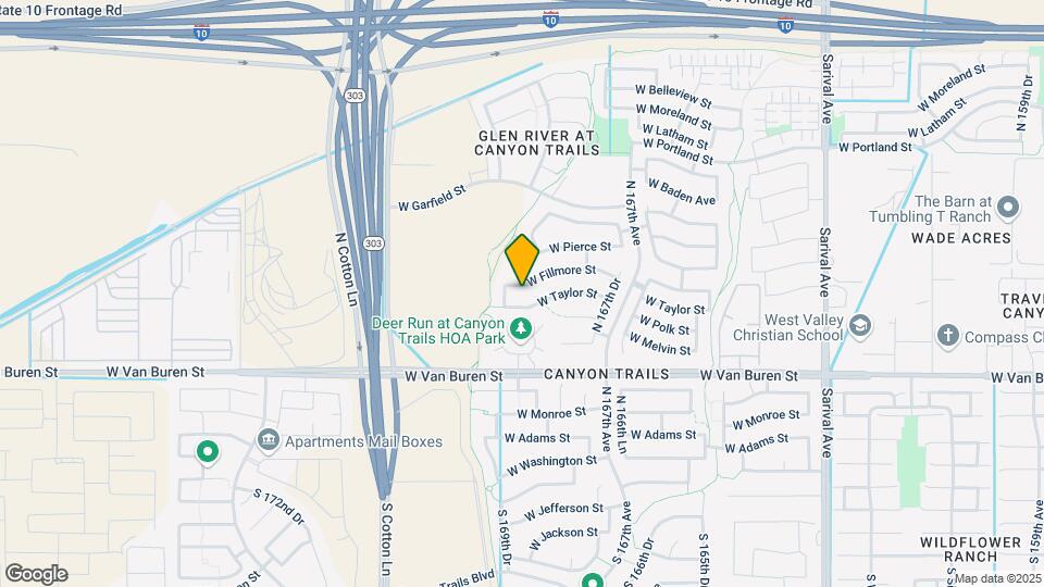 16853 W Fillmore St Map and Location Details
