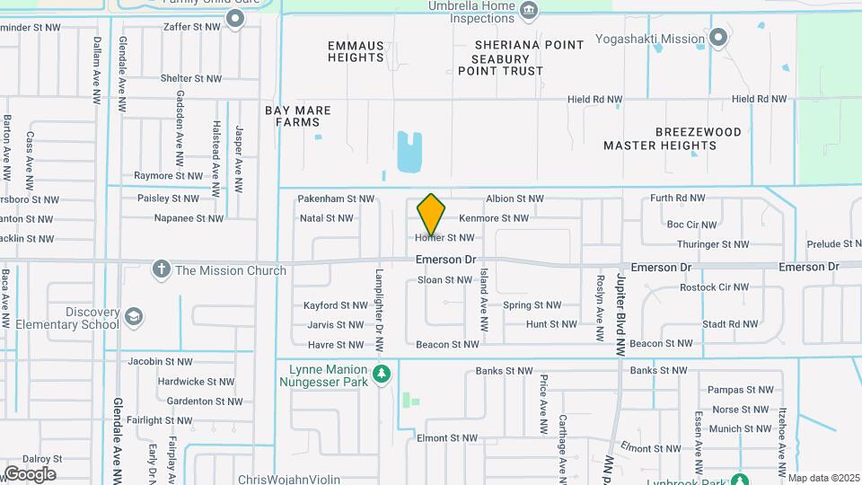 1166 Homer St NW Map and Location Details