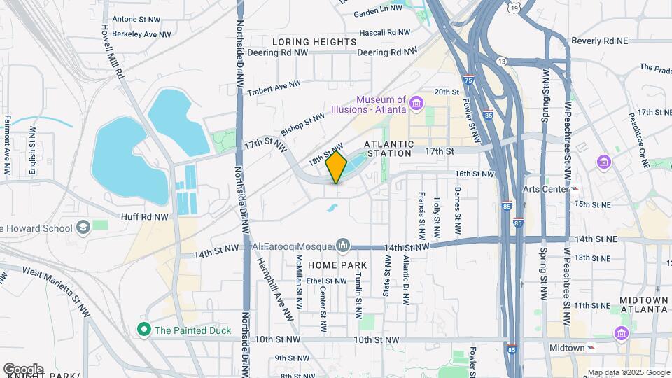 400 17th St NW Map and Location Details