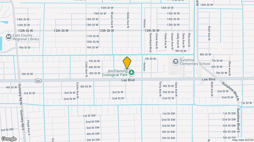 3716 5th St W Map and Location Details