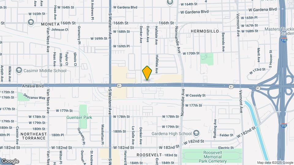 17321 Dalton Ave Mapa y Detalles de la Ubicación