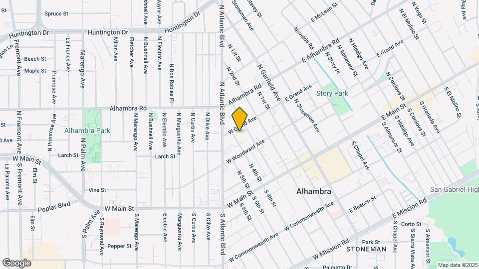 312 W Grand St Mapa y Detalles de la Ubicación